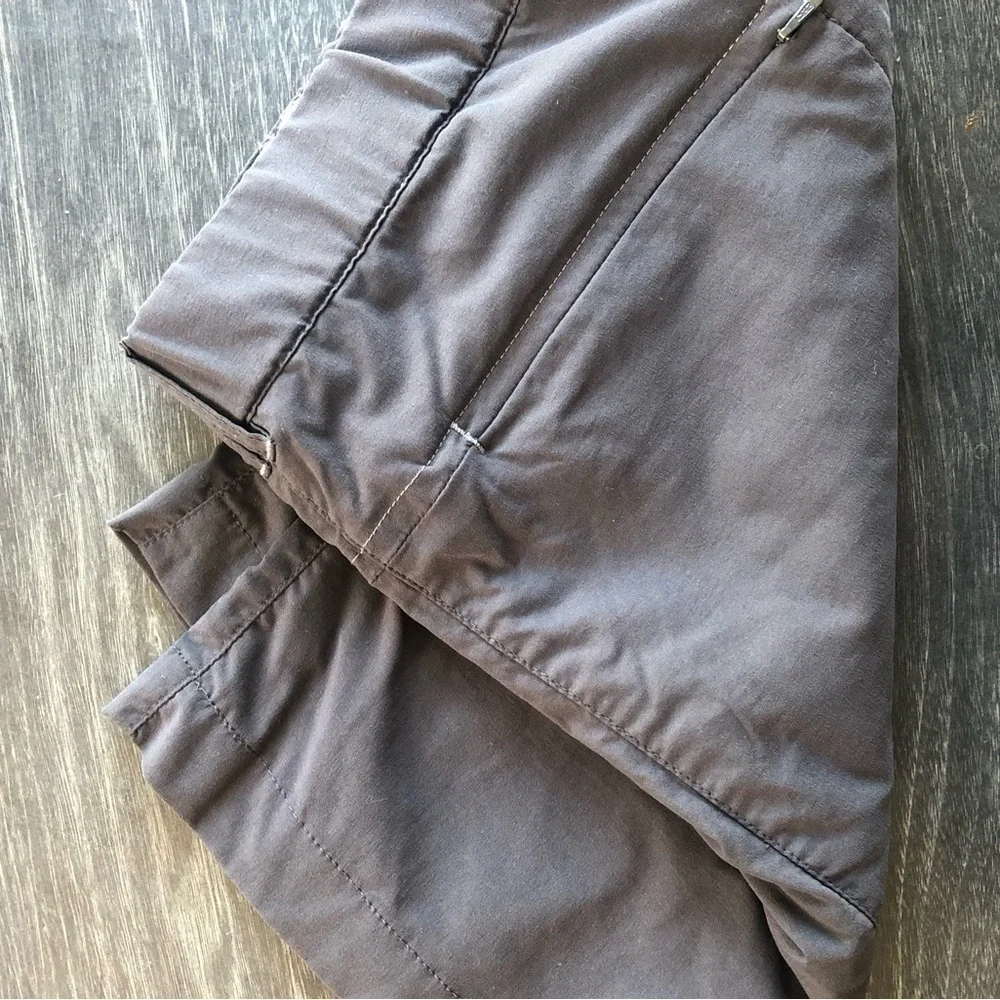 Eddie Bauer Active Fit Black Gray Skirt with Shorts size M
